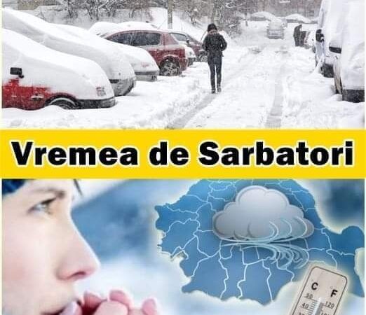 Meteorologii au facut anunțul! Cum va fi vremea de Sărbători