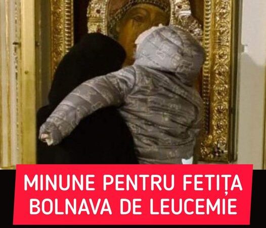 Icoana Maicii Domnului de la Ghighiu: minune pentru fetița bolnavă de leucemie a Arhidiaconului Mihai Bucă. Lupta pentru viață a copilei continuă