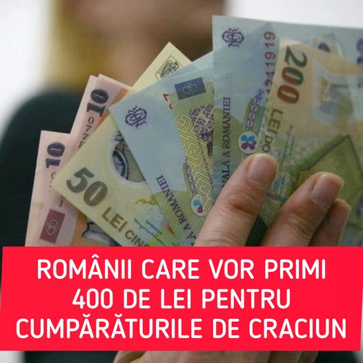 Românii Care Vor Primi 400 De Lei Pentru Cumpărăturile De Sărbători.