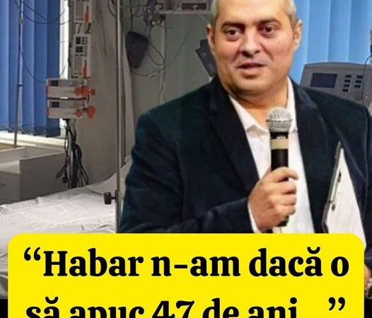 Gelu Duminică Suferă De O Boală Gravă: „Am Avut Nevoie De Transfuzii. Habar N-Am Dacă O Să Apuc 47 De Ani”