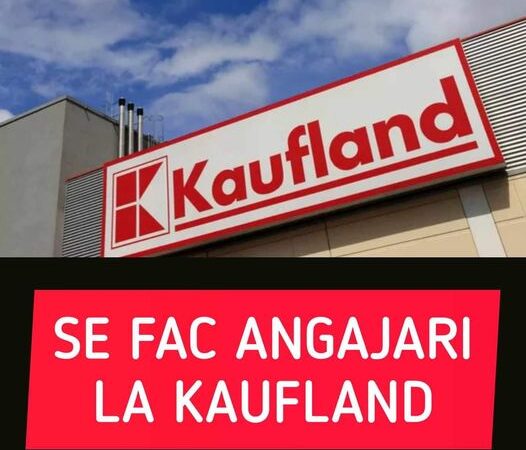 Kaufland face angajări în 23 de orașe, salariile de la 4.300 lei.