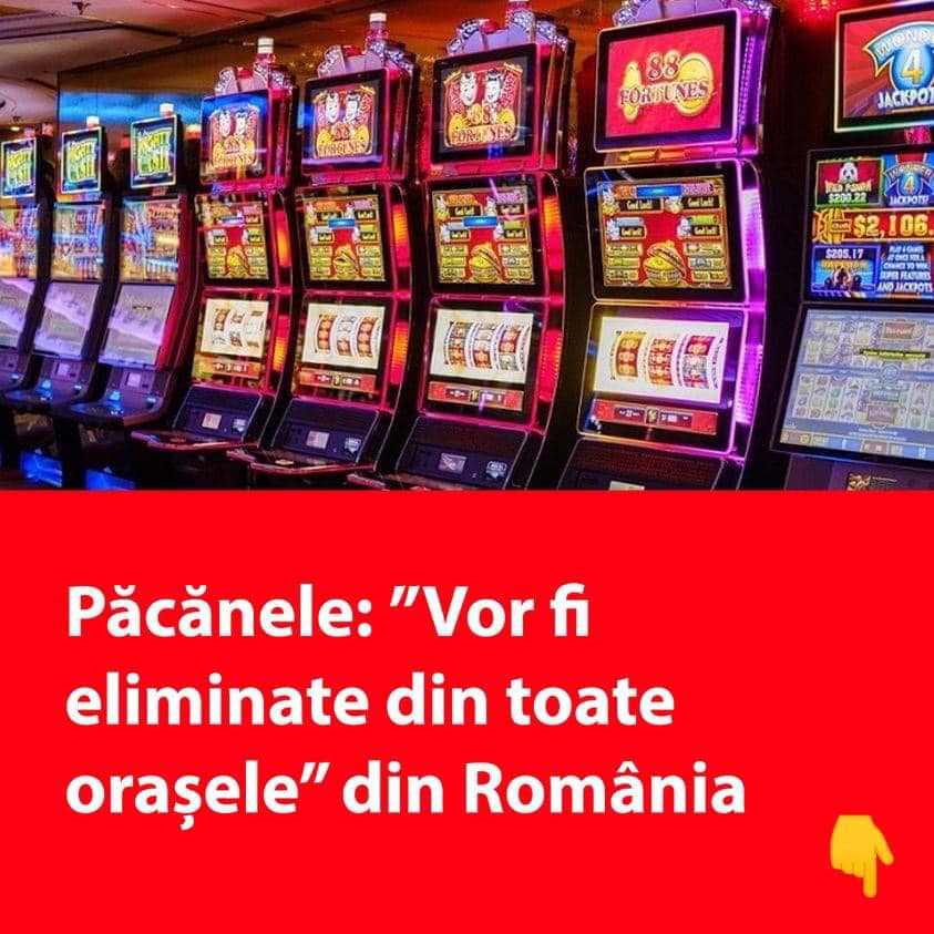 Lovitură pentru industria jocurilor de noroc de tip păcănele: ”Vor fi eliminate din toate orașele” din România