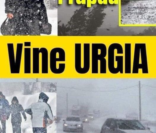 Avertizare meteo de ploi torențiale! 14 județe sunt vizate de cod portocaliu și galben