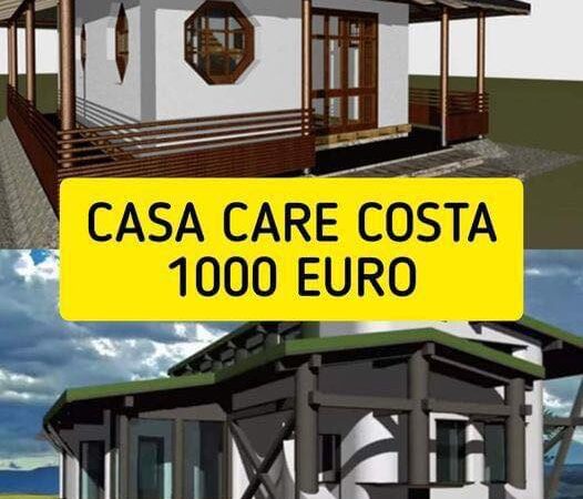 Casa care costa 1.000 euro exista si se face chiar in Romania: