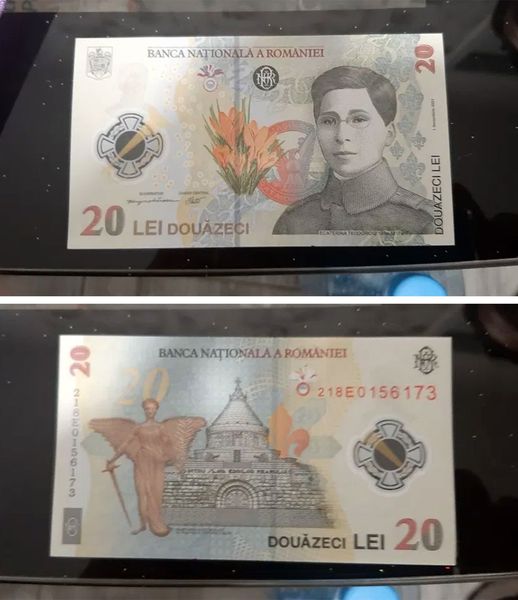 Bancnota Ecaterina Teodoroiu un obiect de colectie