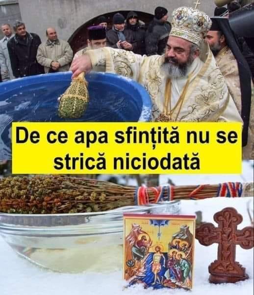 De ce apa sfințită nu se strică niciodată.