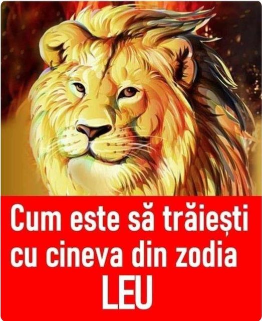 Cum Este Să Trăiești Cu Cineva Din Zodia Leu Uite Ce Tabieturi Are.