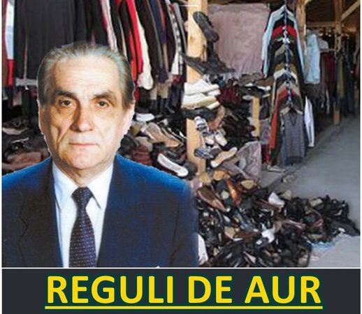 Regula de aur a lui Valeriu Popa Nu purtați niciodată haine second hand. Lăsați problemele la ușă