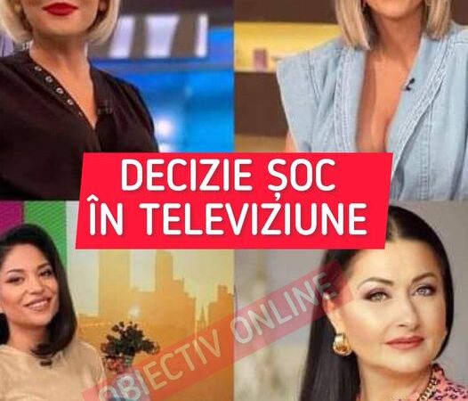 Decizie ȘOC în televiziune Vedeta și-a dat demisia ÎN DIRECT