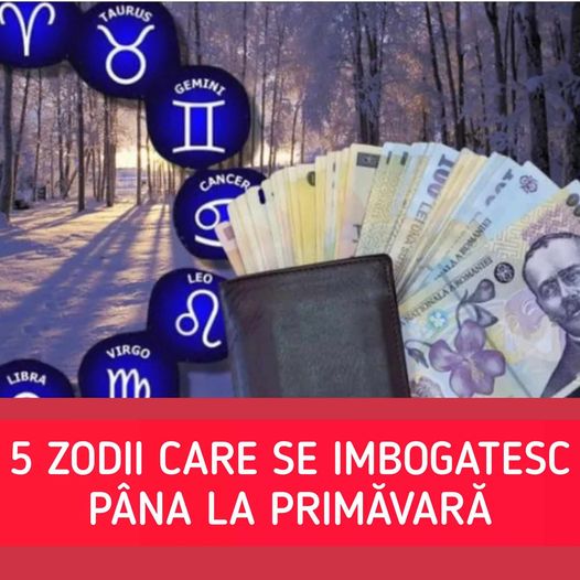 Top 5 zodii cu succes la bani până la primăvară. Vor înflori financiar ca ghioceii