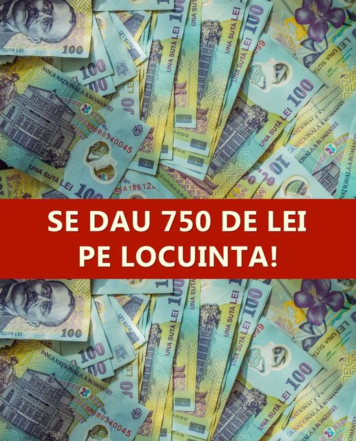 Se dau 750 de lei pe locuință Cine va primi banii în 2024