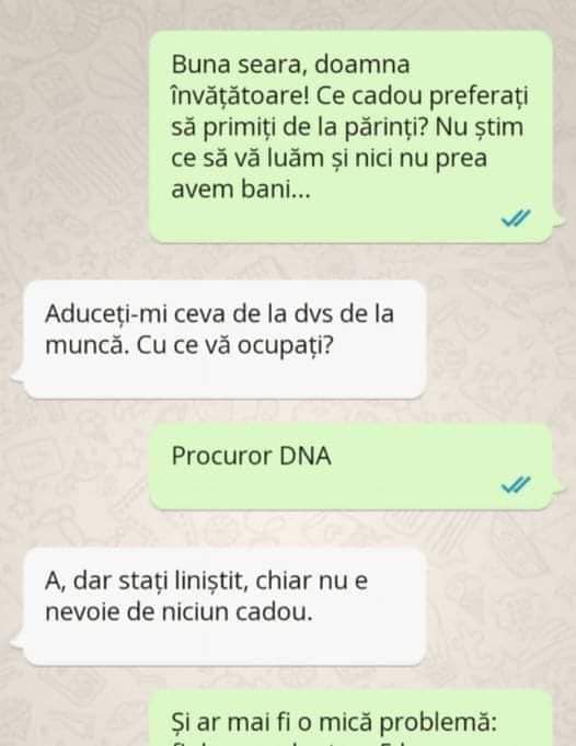 Doamna Învățătoare Nu Mai Vrea Cadou