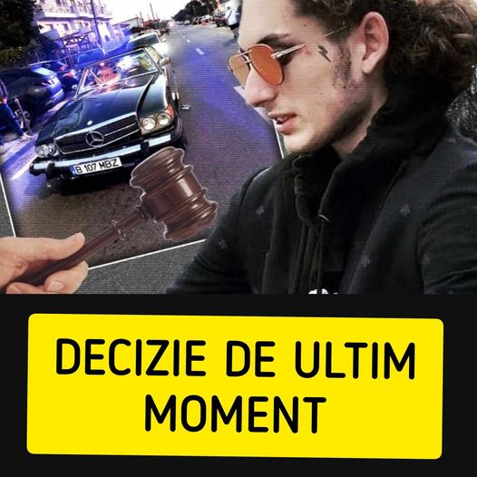 Decizie de ultim moment în cazul lui Vlad Pascu tânărul drogat care a provocat tragedia de la 2 Mai