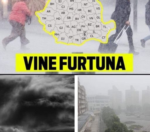 Atenționare meteo urgentă O furtună puternică lovește România