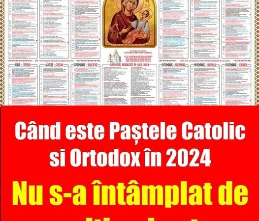 Când Este Paștele În 2024. Când Sărbătoresc Catolicii Și Ortodocșii Paștele În 2024. Află Care E Data Când Trebuie Să Înroșești Ouăle