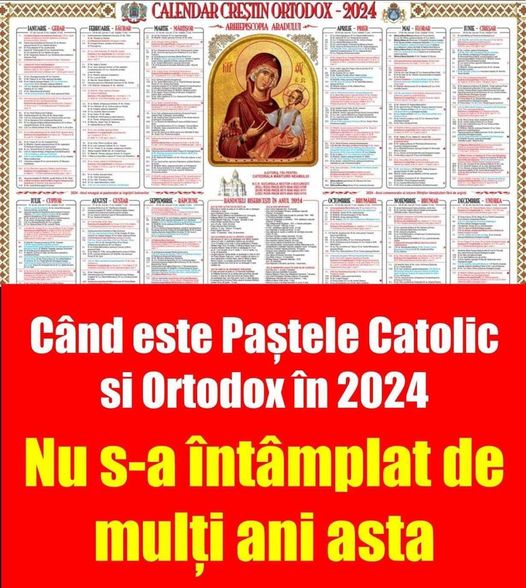 Când Este Paștele În 2024. Când Sărbătoresc Catolicii Și Ortodocșii Paștele În 2024. Află Care E Data Când Trebuie Să Înroșești Ouăle