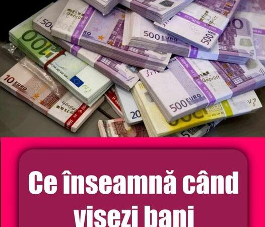 Ce înseamnă când visezi bani. Interpretările sunt diferite în funcție de anumite detalii