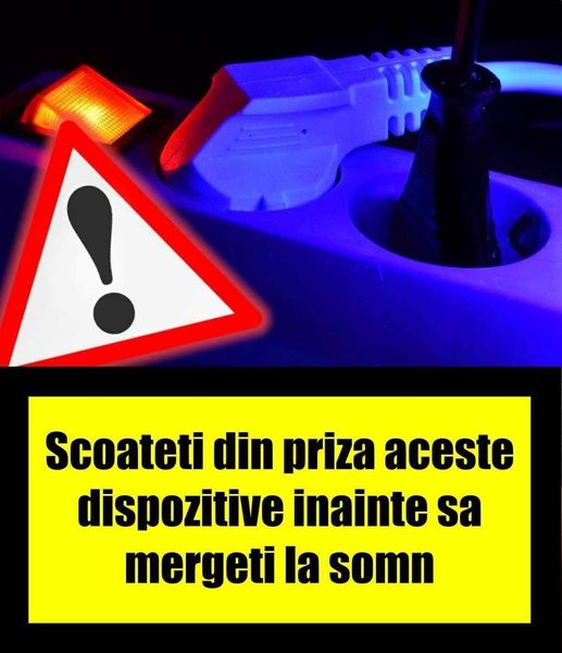 Deconectati aceste dispozitive inainte sa mergeti la somn. Acestea consuma mai multa energie decat credeti