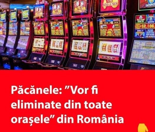 Lovitură Pentru Industria Jocurilor De Noroc De Tip Păcănele Vor Fi Eliminate Din Toate Orașele Din România