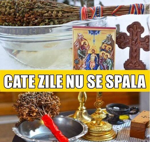 Cate zile nu se spala haine dupa Boboteaza