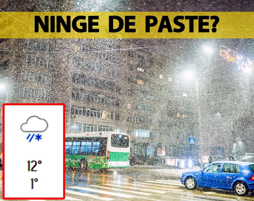 Ninge de Paște în România Meteorologii Accuweather au modificat prognoza