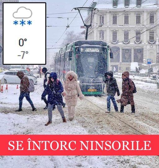 Meteorologii Accuweather au făcut anunțul oficial Pe ce dată exactă se întorc ninsorile în București și în celelalte orașe din România