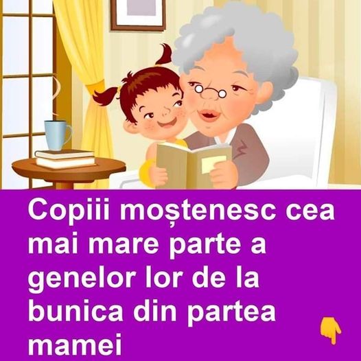 Bunica din partea mamei influență genetică și emoțională