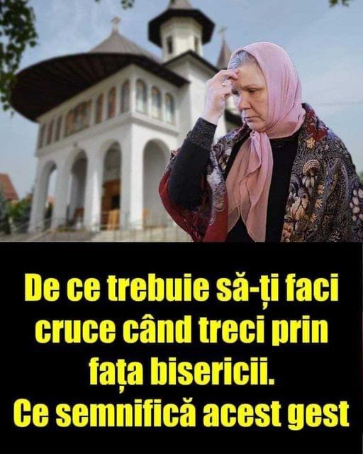 Gestul semnificativ al românilor la biserică