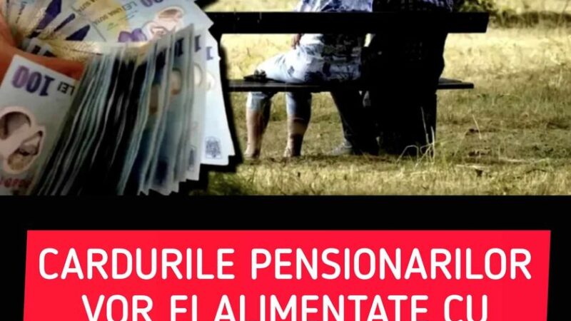 Cardurile pensionarilor vor fi alimentate cu 750 de lei. Decizia Guvernului aduce vești bune pentru seniorii cu venituri mici