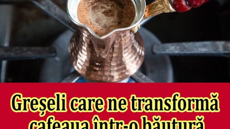 Cele 8 greseli care iti transforma cafeaua zilnica intr-o otrava pentru organismul tau