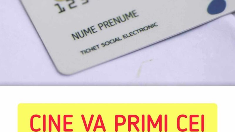 Se modifică limita de venit la cardurile pentru alimente. Cine va mai primi cei 1.500 lei