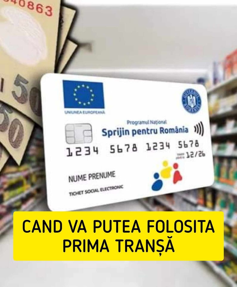 A început reîncărcarea cardurilor sociale. Când va putea fi folosită prima tranșă din 2024