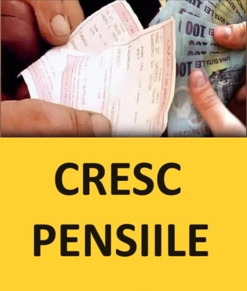 Pensiile cresc cu pana la 90