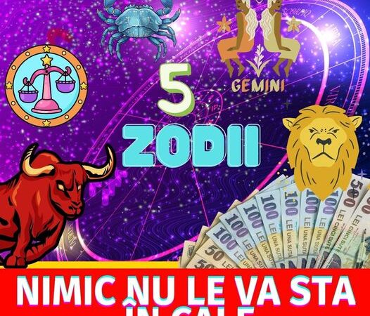 Cinci zodii care vor triumfa pe toate planurile în următorii 4 ani. Le așteaptă doar belșug și opulență