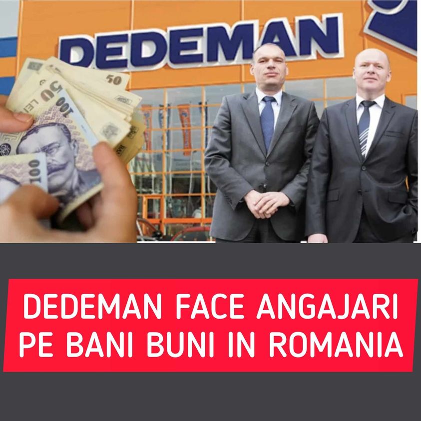 Dedeman face angajări masive în România Frații Pavăl nu se uită la bani și oferă salarii chiar și de 10.000 de lei pe lună