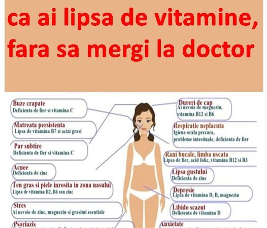 Cum îți dai seama că ai lipsă de vitamine fără să mergi la doctor