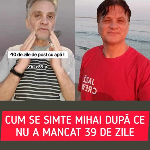 Cum se simte Mihai Onilă după 39 de zile în care nu a mâncat. Fanii lui sunt îngrijorați Ne vorbește din rai