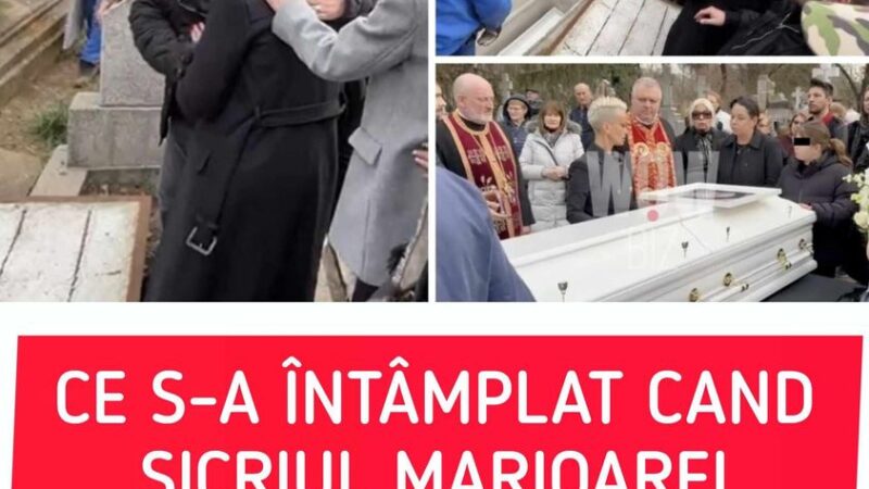 Detaliul incredibil care nu s-a văzut la înmormântarea Mioarei Roman Oana Roman sfâșiată de durere când și-a luat adio de la mama ei