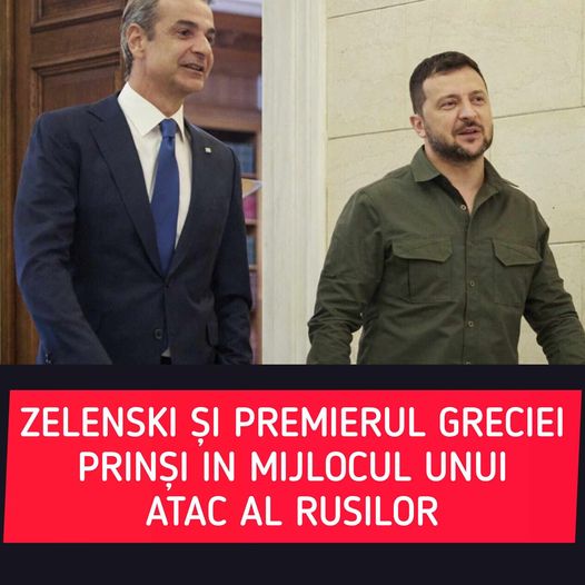 Zelenski și premierul Greciei prinși în mijlocul unui atac rusesc în Odesa