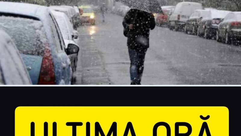 Avertizare meteo de ninsori și viscol cod galben de vreme rea în mai multe județe din țară