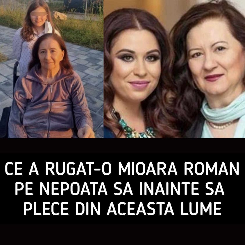 Isabela fiica Oanei Roman i-a îndeplinit bunicii sale o ultimă dorință Mama sigur a auzit-o. Vedeta a surprins momentul emoționant