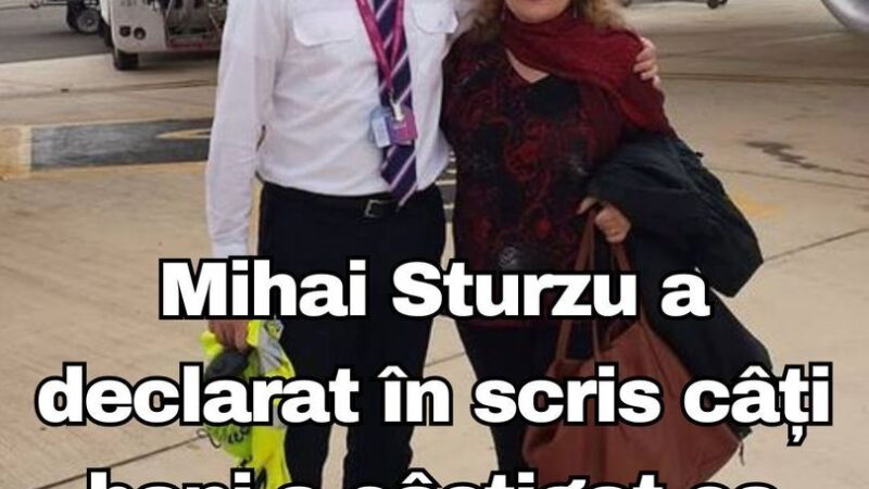 Cat de bogat este Mihai Sturzu.