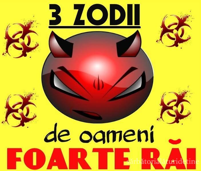 Cele mai rele zodii. Sunt negre la suflet