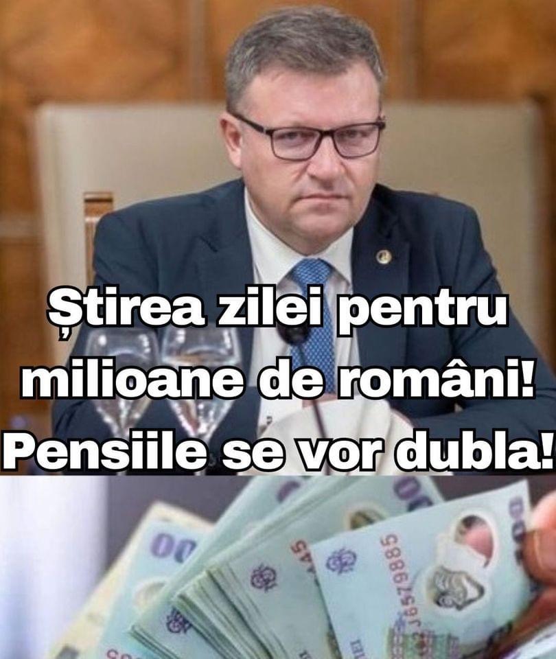 Se Dublează Pensiile Ministrul Muncii Anunţă Ca Pensia Minimă Va Fi