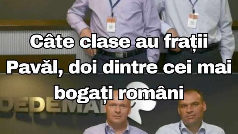 Câte clase au frații Pavăl doi dintre cei mai bogați români. Proprietarii Dedeman au reușit să construiască un imperiu