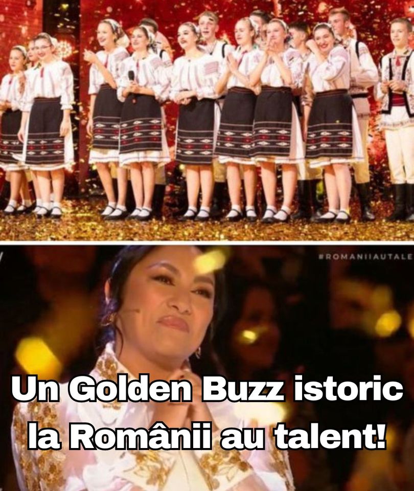 Golden Buzz istoric la Românii au talentDansatorii din Ansamblul Hecenii au convins-o pe Andra să apese butonul auriu