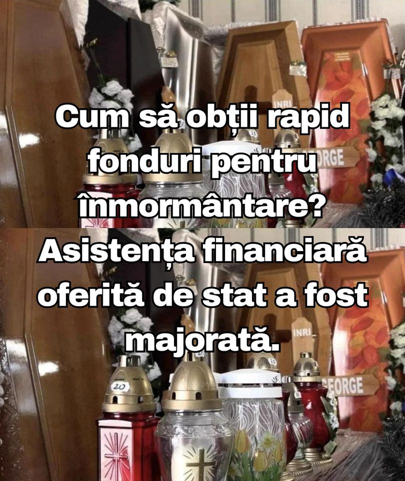 Cum să obții rapid fonduri pentru înmormântare Asistența financiară oferită de stat a fost majorată.