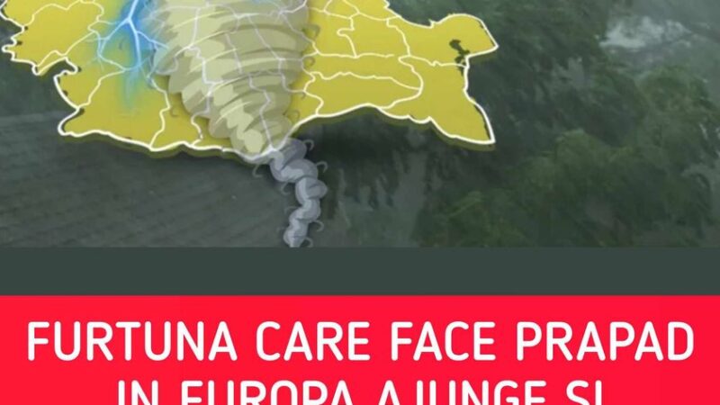 Furtuna care face prăpăd în Europa ajunge și în România. Când va fi lovită și țara noastră de furtuna Renata