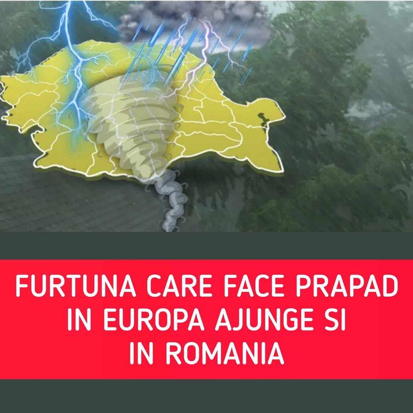 Furtuna care face prăpăd în Europa ajunge și în România. Când va fi lovită și țara noastră de furtuna Renata