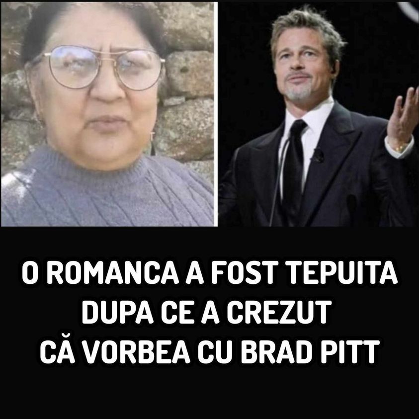 Româncă păcălită online de un impostor ce s-a dat drept Brad Pitt